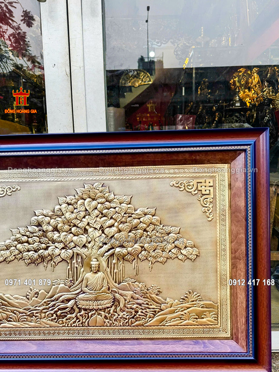 Tranh Đức Phật Thích Ca thích hợp bày trí tại phòng khách sang trọng